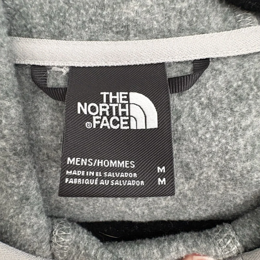 North Face Hoodie Mens M Long Sleeve Hooded Pullover‎ Pockets Gray Casual
